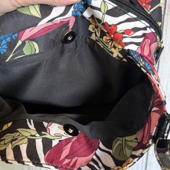 Treviso Women’s Handbag Purse Floral Shoulder Double Strap - Picture 6 of 8